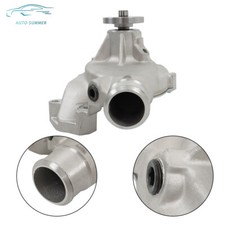 For Chevy Bbc 454 Straight Impeller High Volume Aluminum Short Water Pump Satin For Chevy Bbc 454 Straight Impeller High Volume Aluminum Short Water Pump Satin