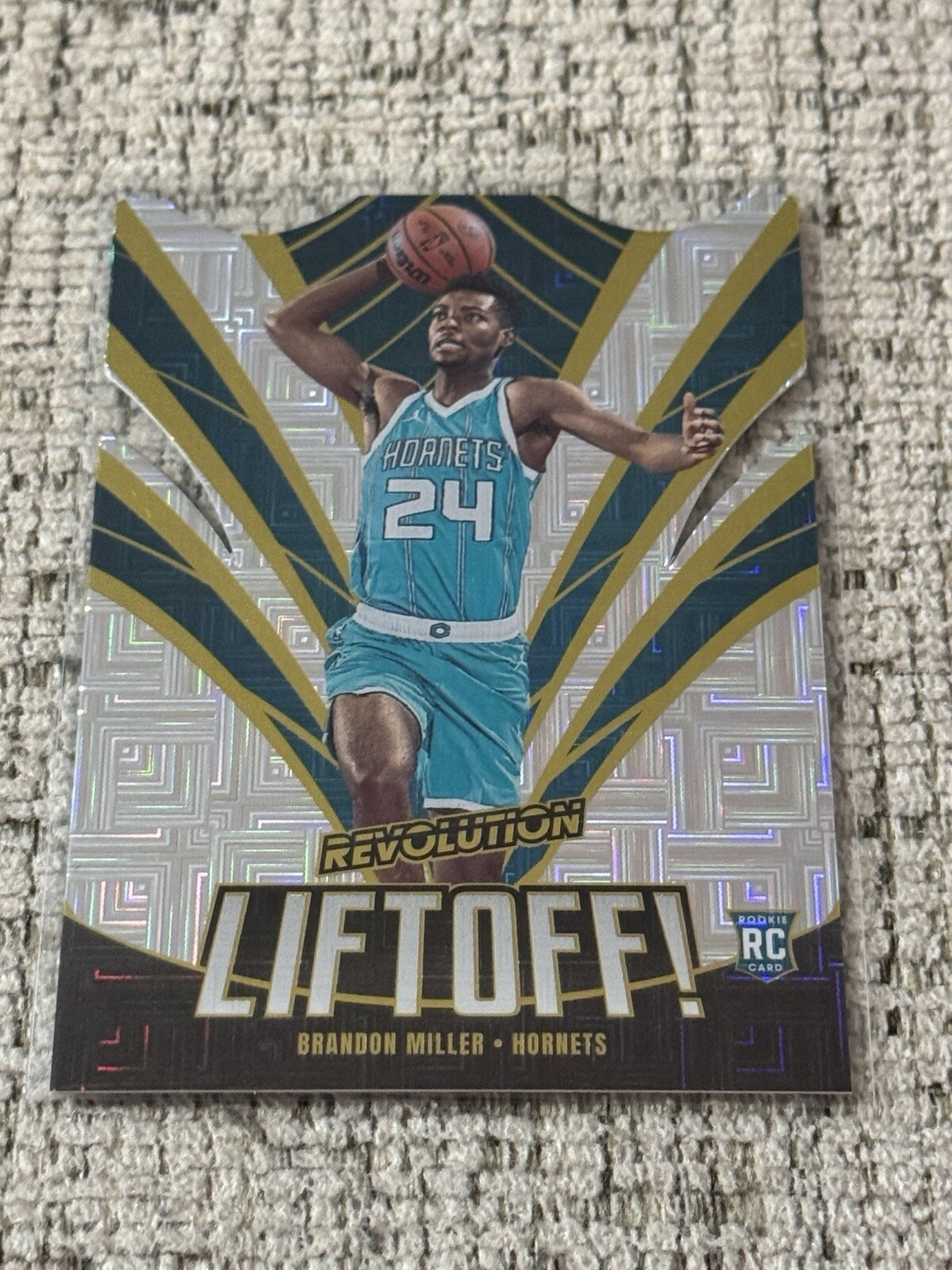 2023-24 Brandon Miller Panini Revolution Liftoff Diecut Levels RC #9