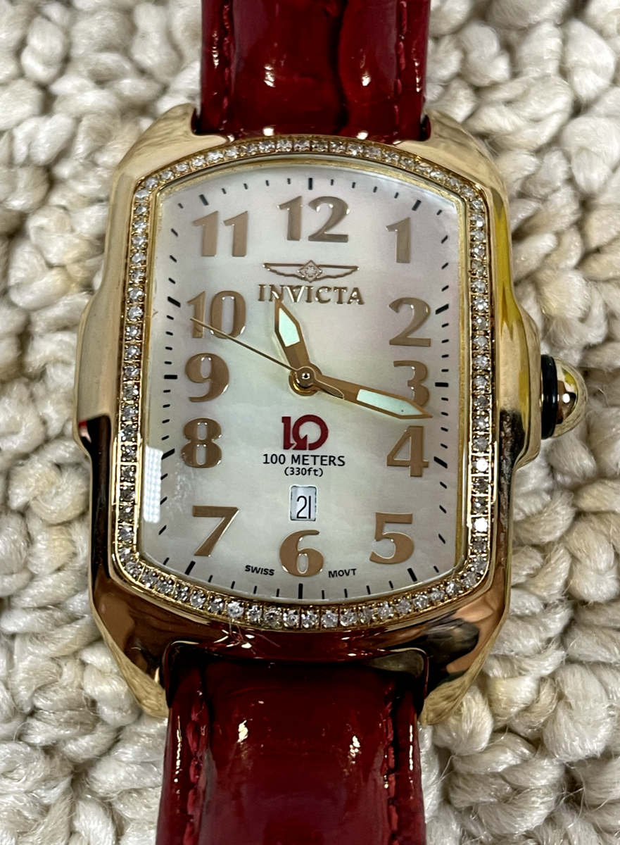 Invicta Lupah II Limited Diamond Gold Swiss 100m Water Invicta Lupah II Limited Diamond Gold Swiss 100m Water