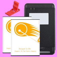 High Quality 2x 6220mAh Battery Wall Charger for Samsung Galaxy S III SCH-R530M