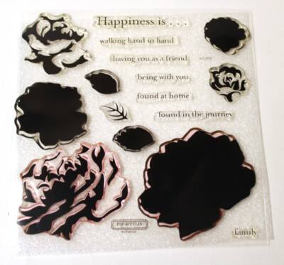 Close To My Heart Floral Happiness My Acrylix Stamp Set S1303 | eBay