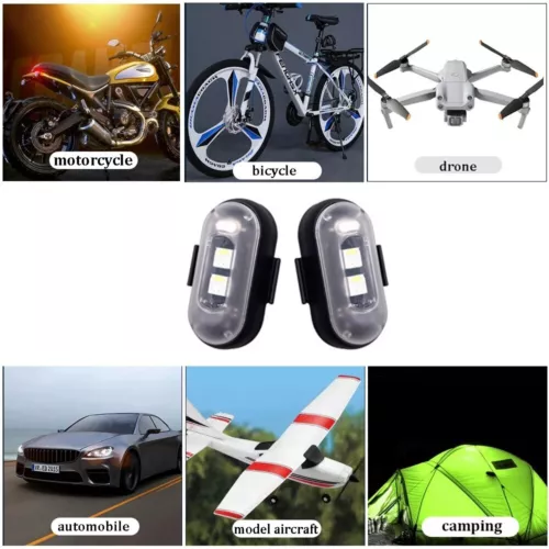 RGB LED Strobe Light Wireless Remote Control For Car Bike Motorcycle Flash Lamps - Picture 10 of 21