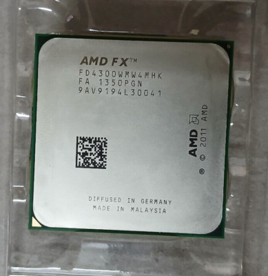 AMD FX-4300, 4C/4T, 3.80-4.00GHz, tray (FD4300WMW4MHK) CPU Prozessor Sockel AM3+