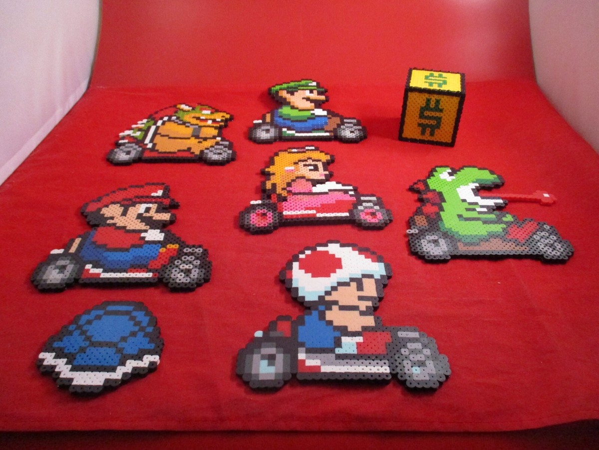 Pixel Art Mario 35 Bowser Super Mario Bowser 16-Bit Perler Bead