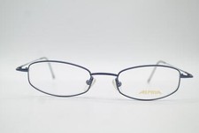 Vintage Alpina KNOCK LINE Blue Square Glasses Frame Eyeglasses NOS