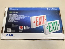 Sure-Lites Polycarbonate LED Exit Sign LPX7 Self Powered with Battery