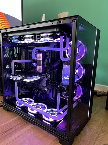HARDLINE Custom Loop Liquid Cooled Gaming PC! AMD RYZEN 7 | RTX 4070ti ...