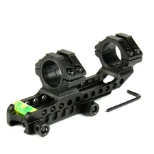 1" to 30mm Ring 20mm Rail PEPR Scope Mount Angle indicator with bubble level