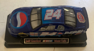 Vintage 2000 Jeff Gordon #24 Blue Pepsi NASCAR Monte Carlo Race Car Mini Model