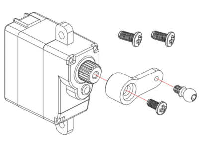 Servo Set (Kunststoffgehäuse) - OMP M1 : OSHM1013