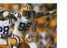 SAM MONTGOMERY LSU TIGERS SIGNED 8X10 PHOTO COA 4