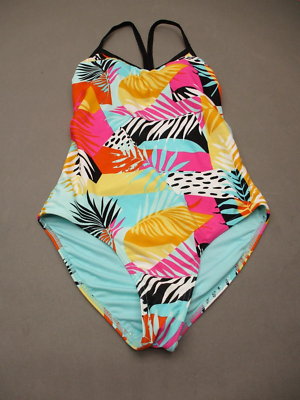 ZX Sport Size S Womens Multicolor Wireless Padded One Piece ZX Sport Size S Womens Multicolor Wireless Padded One Piece