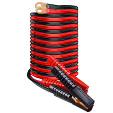 4ft Battery Cables Alligator Clamp Copper Wire Solar System Power Inverter 5 AWG