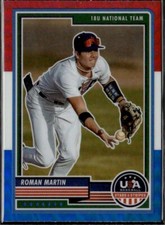 2023 Panini USA Baseball Stars & Stripes - RED WHITE BLUE#9 Roman Martin (RC)