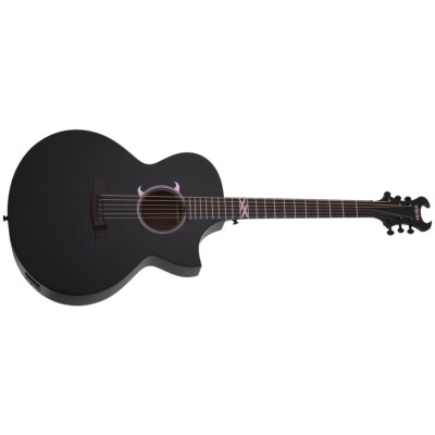 Schecter 3739 Machine Gun Kelly Acoustic - Satin Black for sale