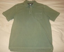 QUIKSILVER GREEN POLO SHIRT SHORT SLEEVE MEN'S SZ M