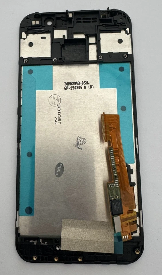 HTC One M9 LCD Display Touchscreen Komplett Glas Rahmen Komplett Neu Grey - Bild 2 von 2