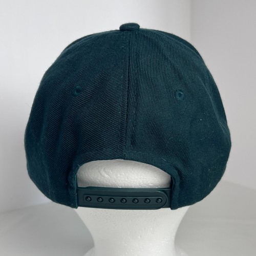 Zephyr The Hat Lacrosse Silhouette Green White Snapback Cap College Team - Picture 8 of 9