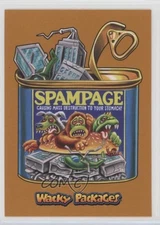 2018 Wacky Packages Go to the Movies Sci-Fi Film Stickers Bronze Spampage 0c4