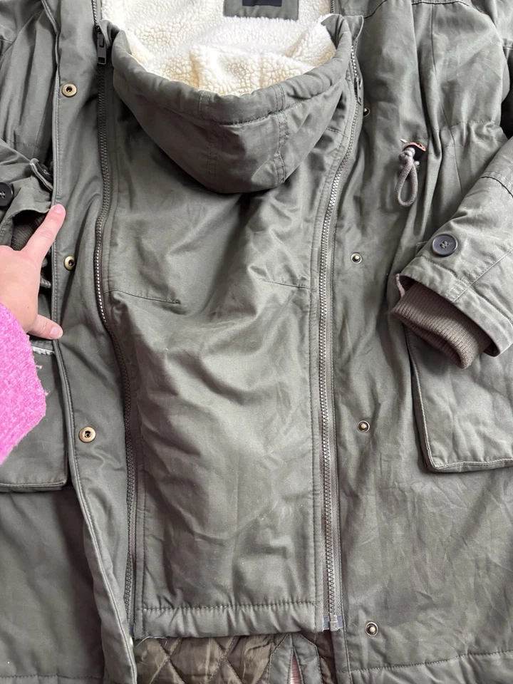 Umstands-,Tragejacke Damen Gr. 34 gefüttert - Bild 3 von 4