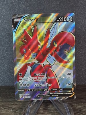 SWSH03: Darkness Ablaze #183/189 Scizor V (Full Art)
