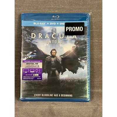 Dracula Untold Blu-ray DVD Digital HD Luke Evans Vampire Action Movie New Sealed