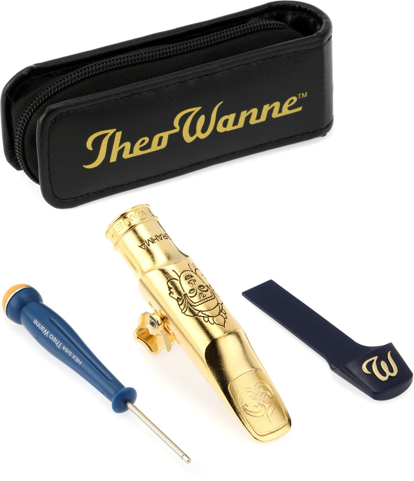 Theo Wanne Brahma Tenor Saxophone Mouthpiece - 7*, Gold Plated