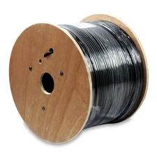 1000Ft CAT6 FtP Direct Burial Shielded Outdoor Cable Black