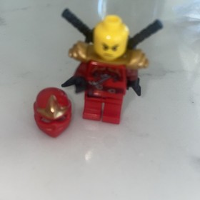 Lego Ninjago Kai Minifigure Red w/ Gold Shoulder (9441, 9449)