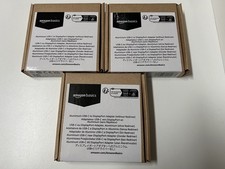 3 Pack Amazon Basics Aluminum USB-C to DisplayPort Adapter 4K 60Hz