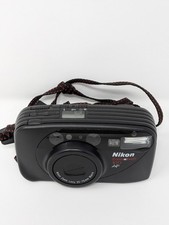 NIKON Zoom Touch 470 AF 35mm Film Camera - Tested - art  - flash photography 