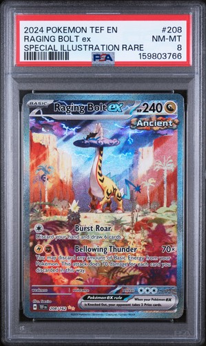 Raging Bolt ex graded PSA 8 for sale on eBay