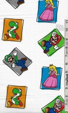 White Nintendo Mario Character Blocks by Springs Creative bty
