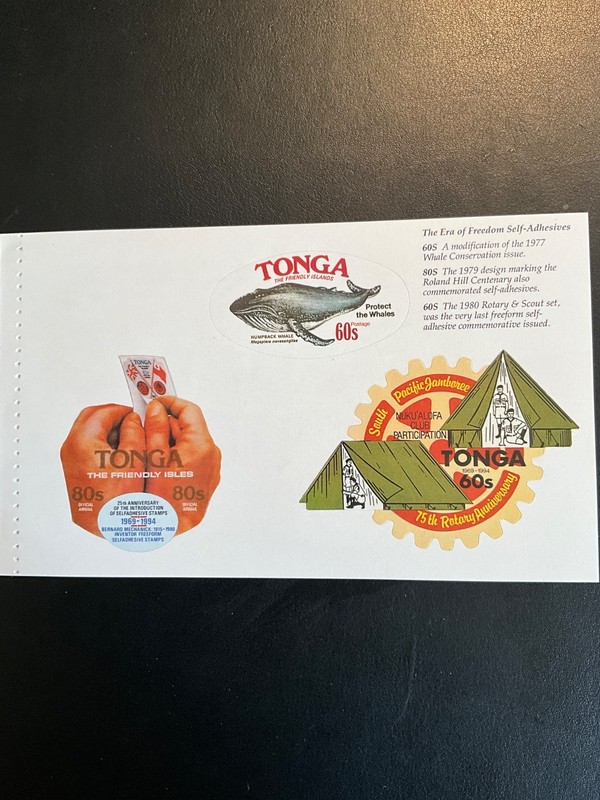 Souvenir Sheet Tonga Scott #870 Mint nh
