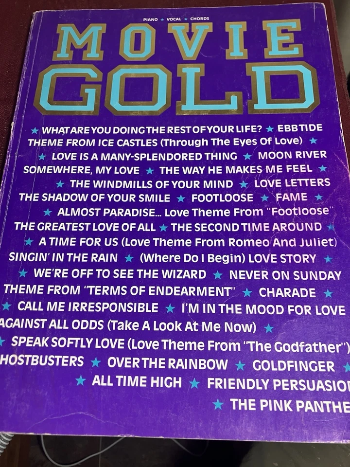 Movie Themes, Sheet Music (LOT of 1 collection,  12 Single)  Charity Consignment - Image 2 of 2