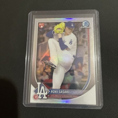 2025 Bowman #12 Roki Sasaki Chrome Mojo Refractor Red Rookie