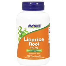 Now Foods Licorice Root 450Mg 100 Vcaps Herbal Supplement Health And Beauty