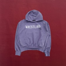 FEAR OF GOD ESSENTIALS WRESTLING PULLOVER MEN'S HOODIE LAVENDER SIZE SMALL NWT