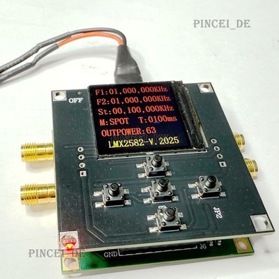 LMX2582 Core Board 20-5500MHz Low Phase Noise Wideband Frequency Source Module *