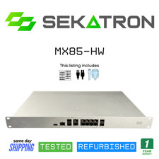    Cisco Meraki MX85-HW Cloud Managed Security Appliance Firewall UNCLAIMED   