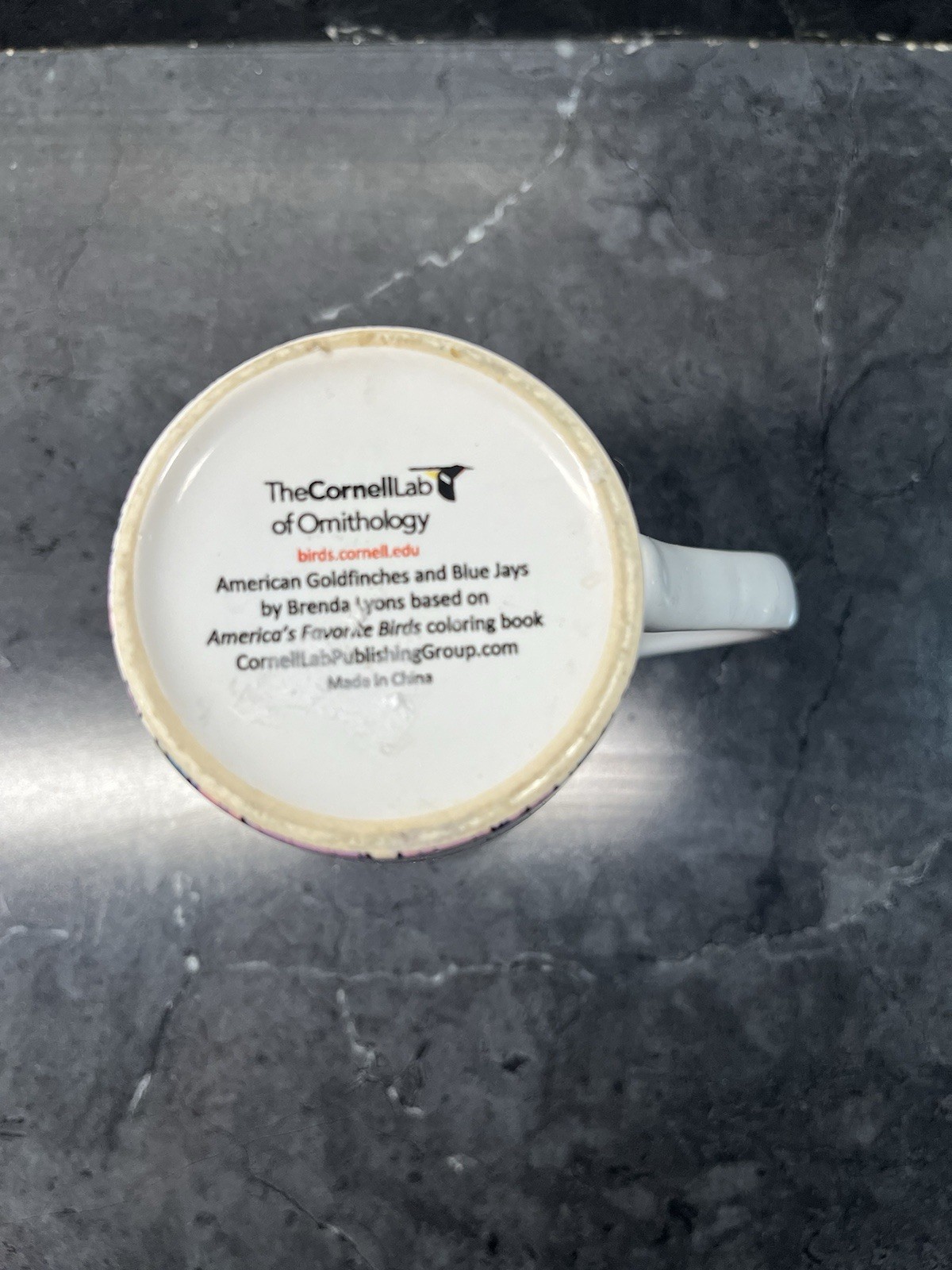 Cornell Lab of Ornithology "America's Favorite Birds" Mug Ft Blue Jay And Finch