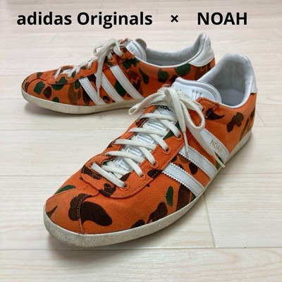 US12 adidas × NOAH Gazelle OG FY5381 Orange Used Men's Sneakers