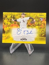 Sean Burke 2025 Topps Stadium Club Base Auto Yellow #SCBA-SBU White Sox