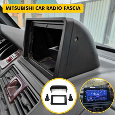 9'' Inch 2 Din Car Radio Fascia For Mitsubishi Pajero Montero V31 Cheetah Kingbox