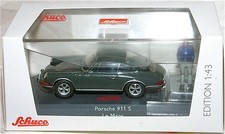 Schuco 1/43 Porsche 911 S 911S Glorious Le Mans Steve Mcqueen Figure Included