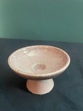 Vintage Shelf Pottery Halifax Concept Stoneware Pink Tazza Style Candle Holder 