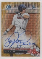 2017 Bowman Draft Chrome Pick Gold Refractor 2/50 Brett Netzer #CDA-BN Auto z4k