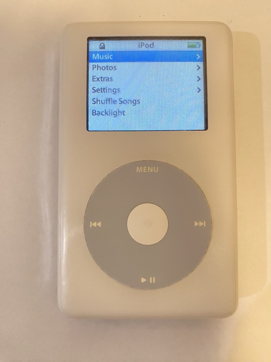 Apple iPod photo classic 4th Generation White (30 GB) for sale