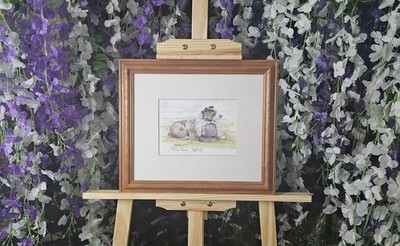 Sandra Coen ''Off Duty'' Signed Limited Edition Print 132/500 - Border Collie