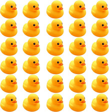 Yellow Rubber Ducks, 30Pcs Preschool Small Bath Toys Bathtub Floating Duckies Gi
